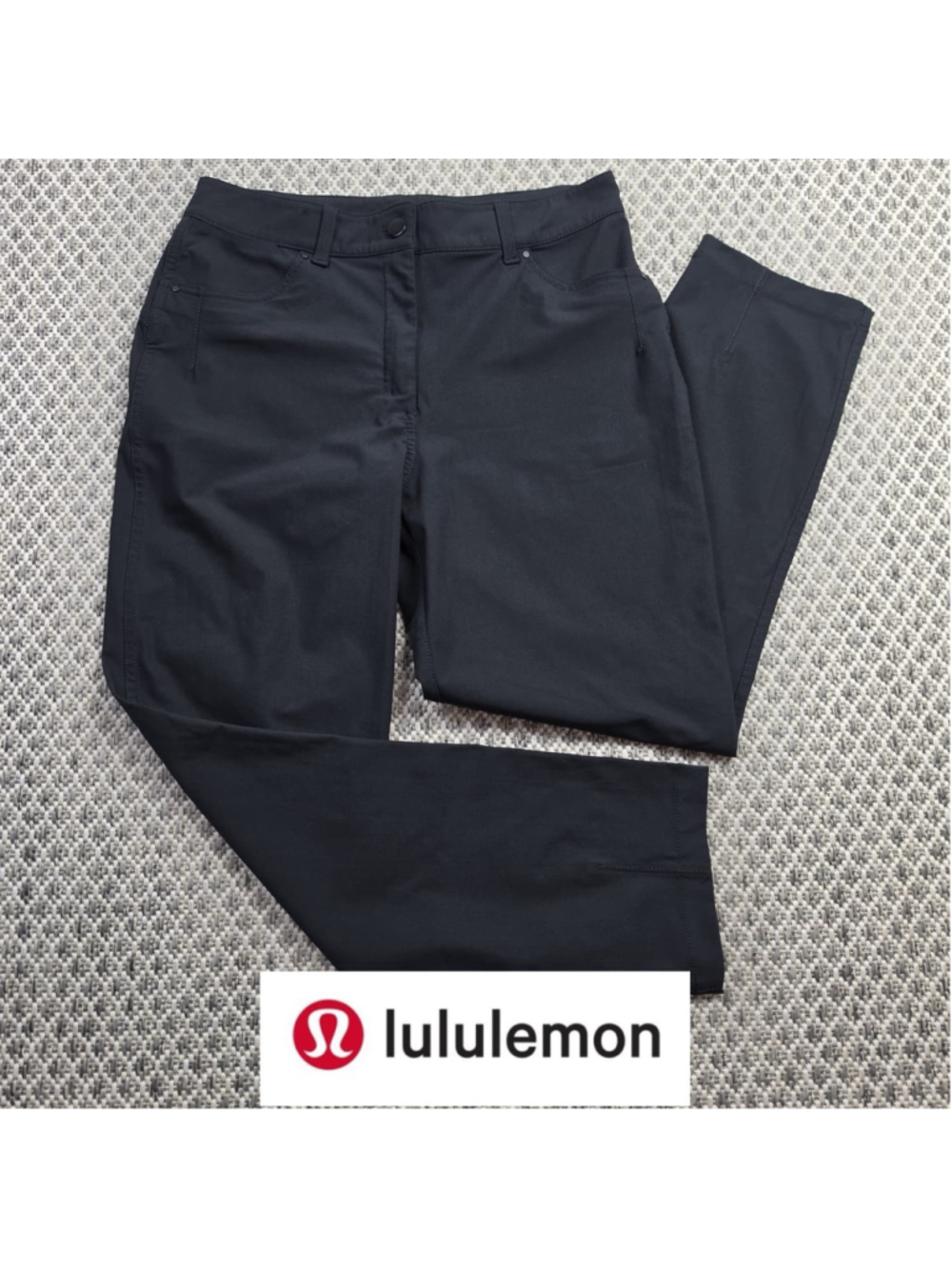 Lululemon Womens Size 8 Black 5 Pocket Straight Leg Stretch Pants